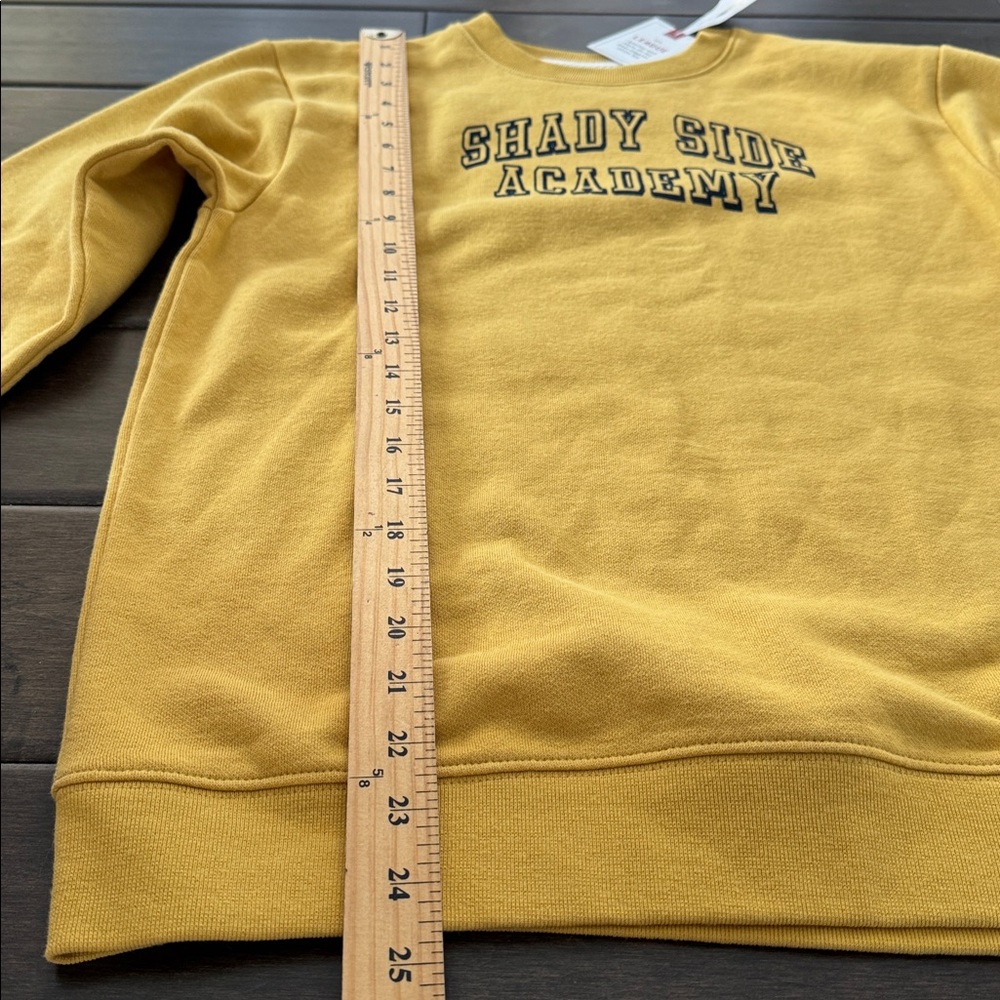 ❤️3/$30 Shady Side Academy Honey Colored Boys Sweatshirt - Picture 8 of 8